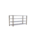 Unassembled Shelf System with Castors