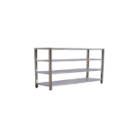Unassembled Shelf System with Castors