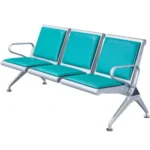 Three Seater Waiting Chair-Green - Image 2