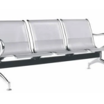 Waiting Chair (3 Seater)-Silver Color